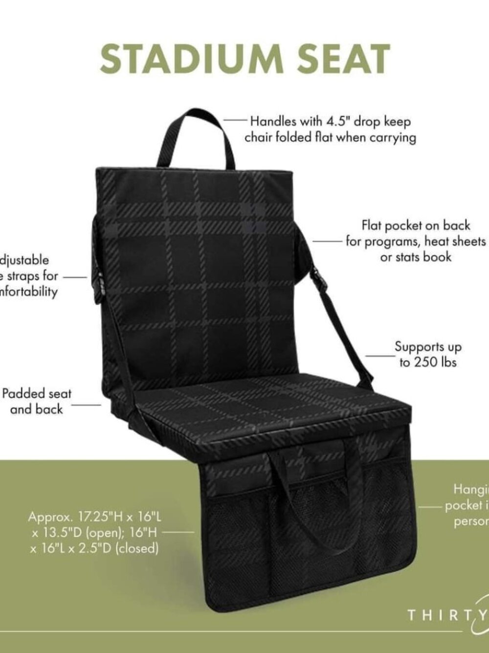 Thirty-One Stadium Seat